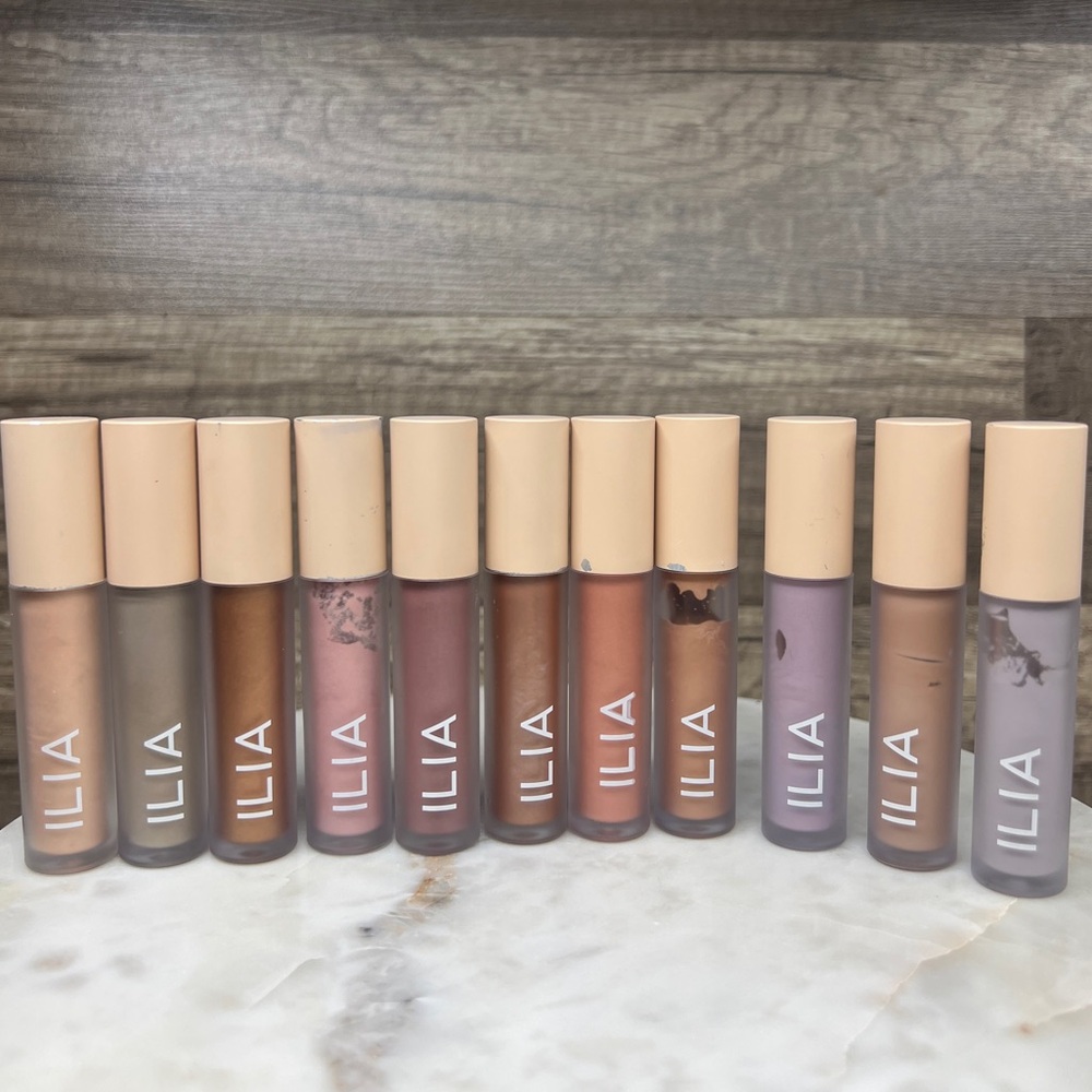 ILIA Liquid Powder Eye Shadow Tint Chromatic Eye Tint & Matte Eye Tint Set of 11